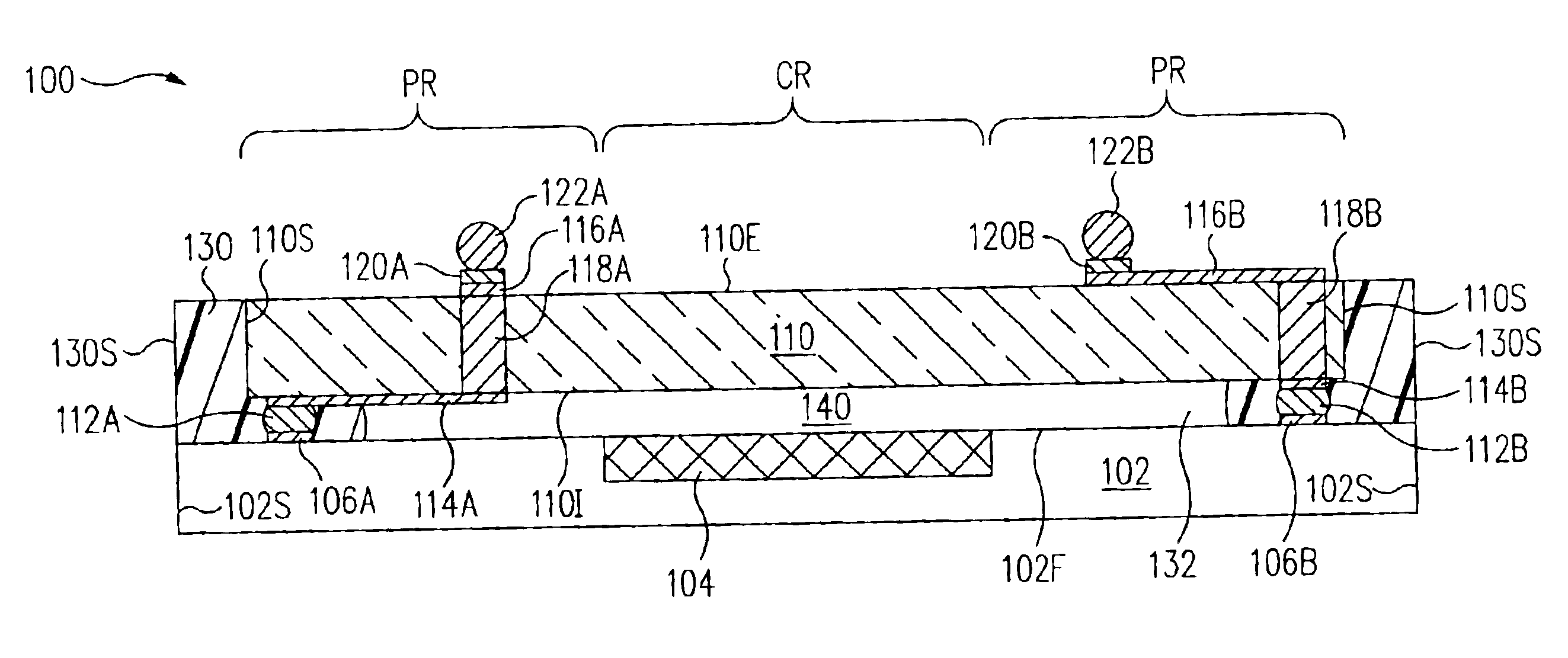 Flip chip on glass sensor package