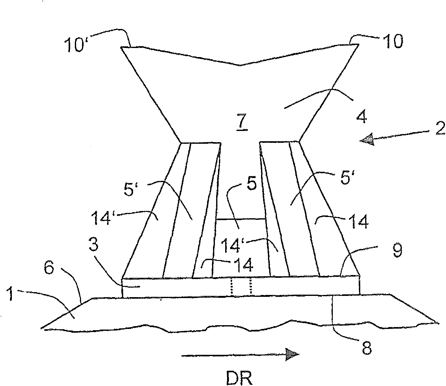 Tooth element for removing roller