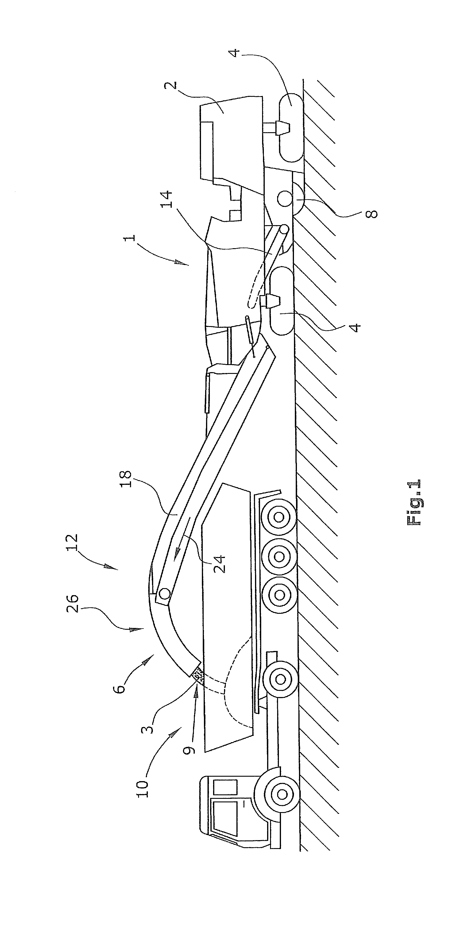 Self-propelled cold milling machine, as well as method for milling off and transporting away a milled-off stream of material