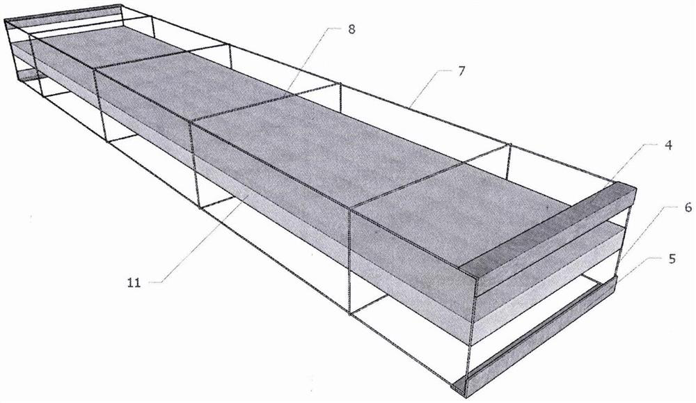 Ultrathin light self-thermal-insulation floor slab