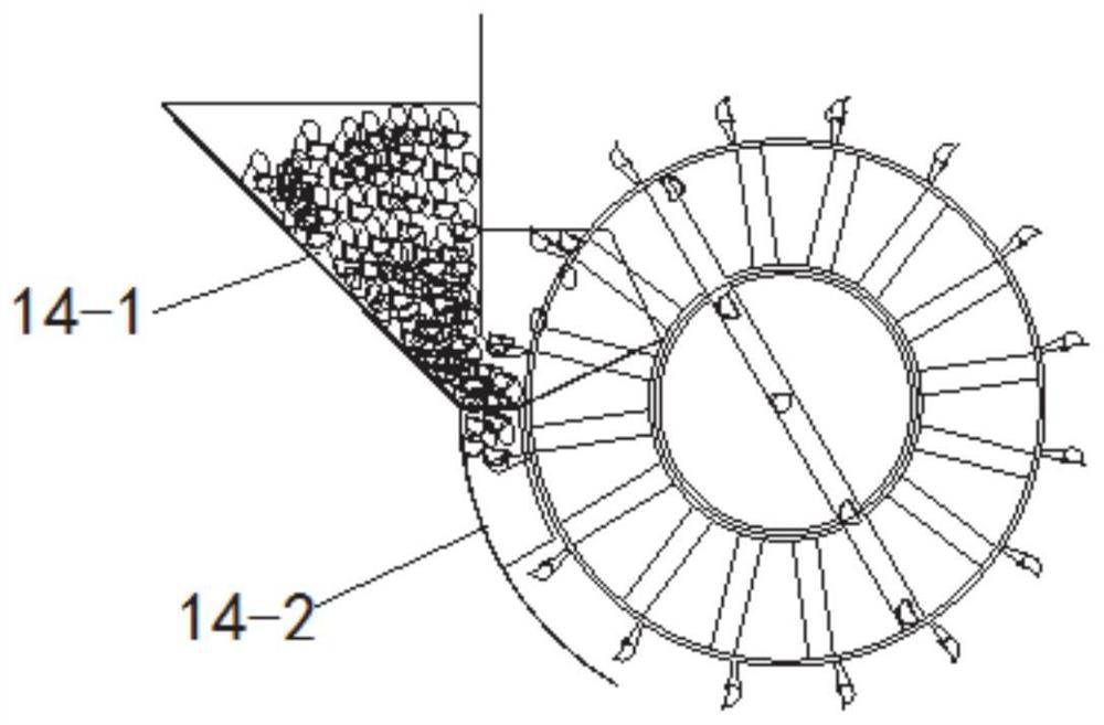 Inner channel type seed taking and direction changing device and on-film garlic planting machine