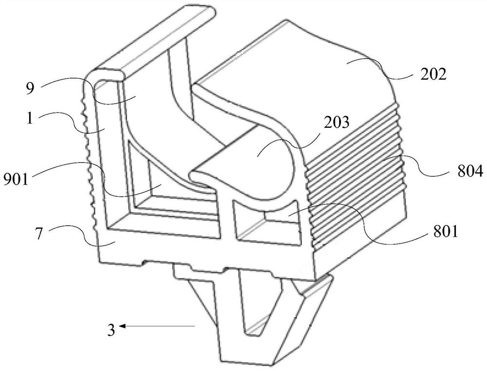 Fixing structure of engine cover strut and vehicle