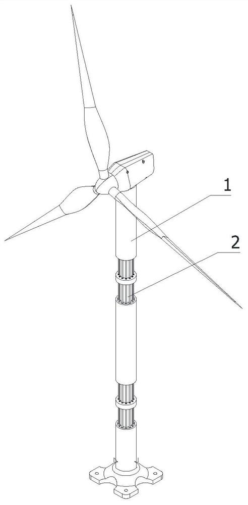 Lifting offshore wind driven generator