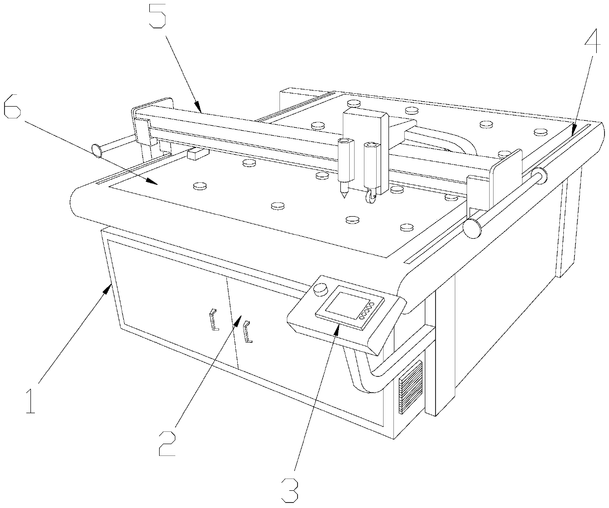 LCD glass cutting system