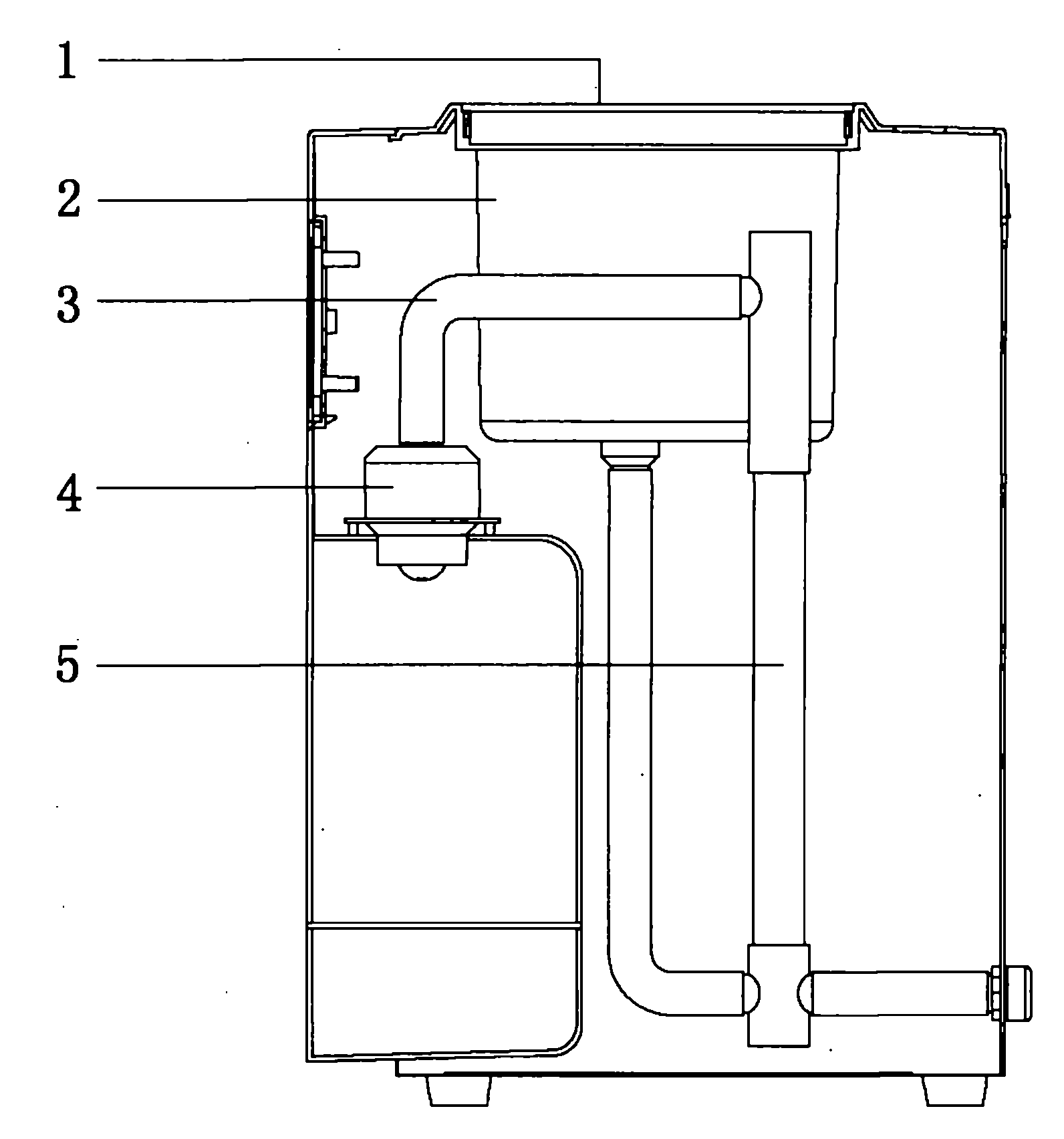 Water-yielding device and instant heating type drinking machine