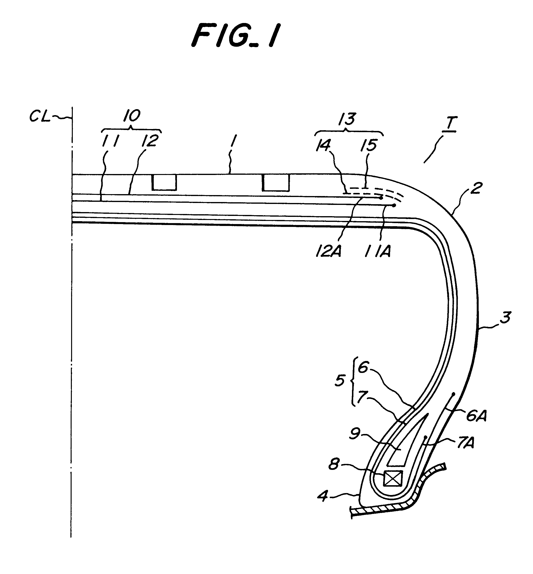 Reduced weight pneumatic tires