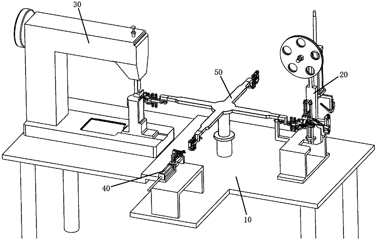 Belt ring processing device with automatic transferring function