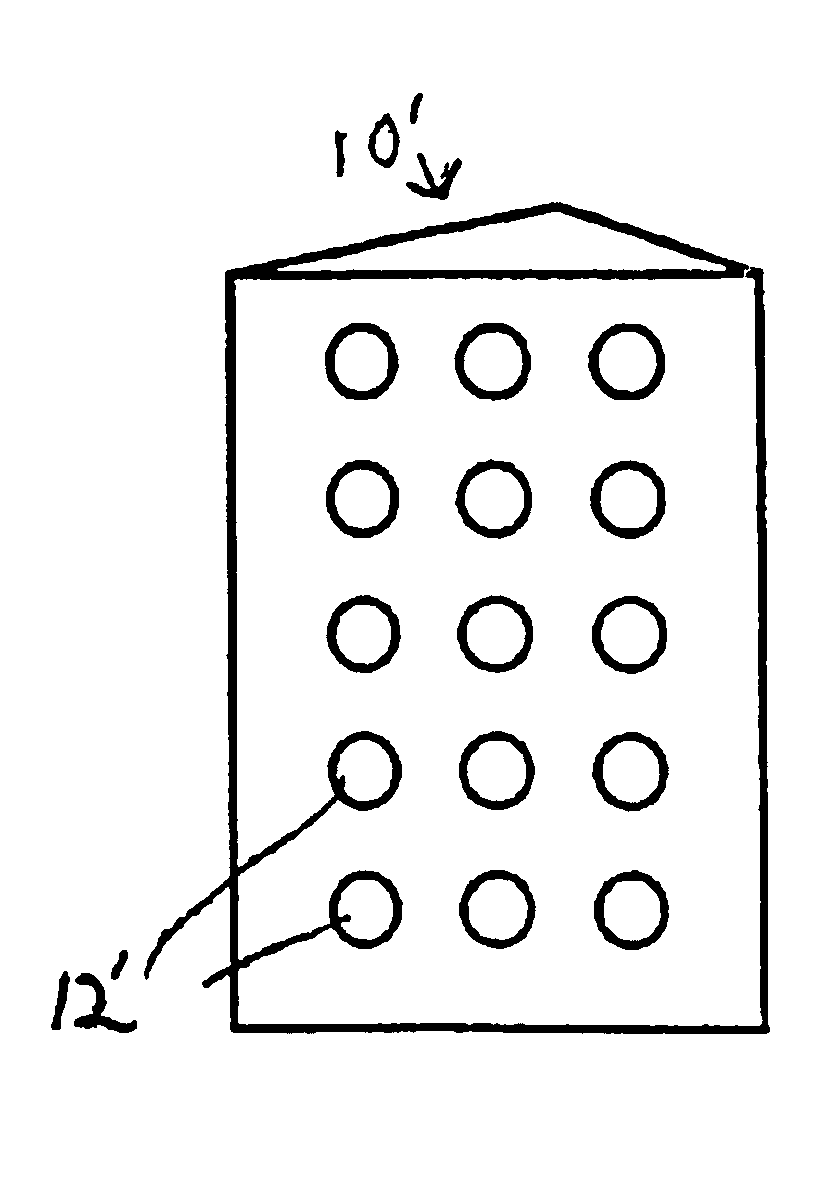 Monolithic implants with openings