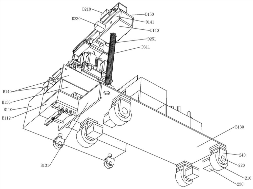 Feeding module and full-automatic tiling machine applying same