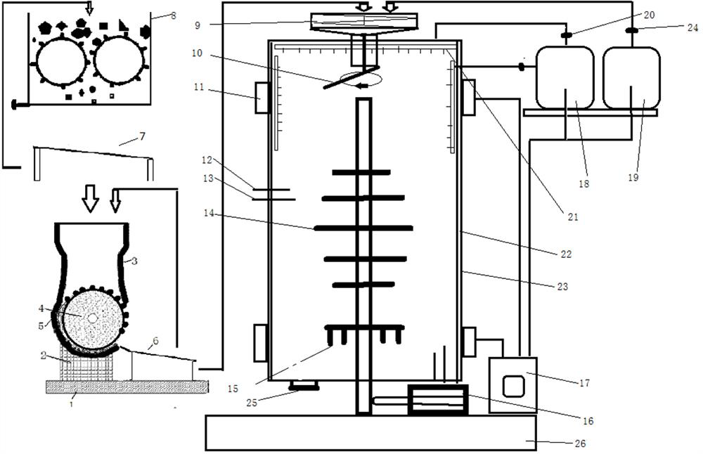 Preparation method of high-strength anti-fracture concrete using waste materials