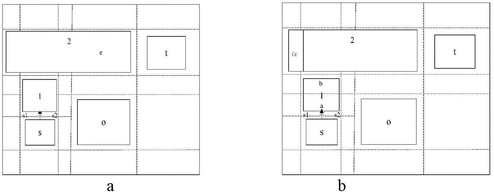 Wiring method of split block-based mesh-less analog circuit