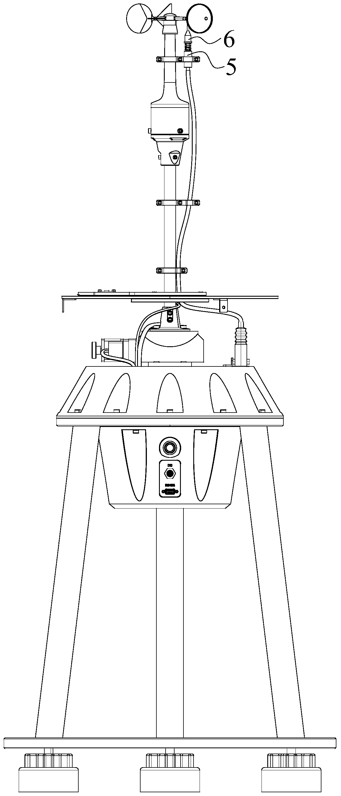 Wind sensor testing device