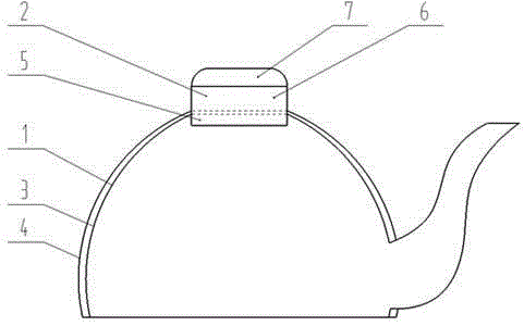 Semi-automatic descaling kettle