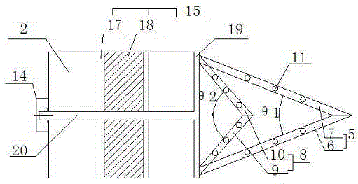 Novel complete heater used on ash hopper of dust remover