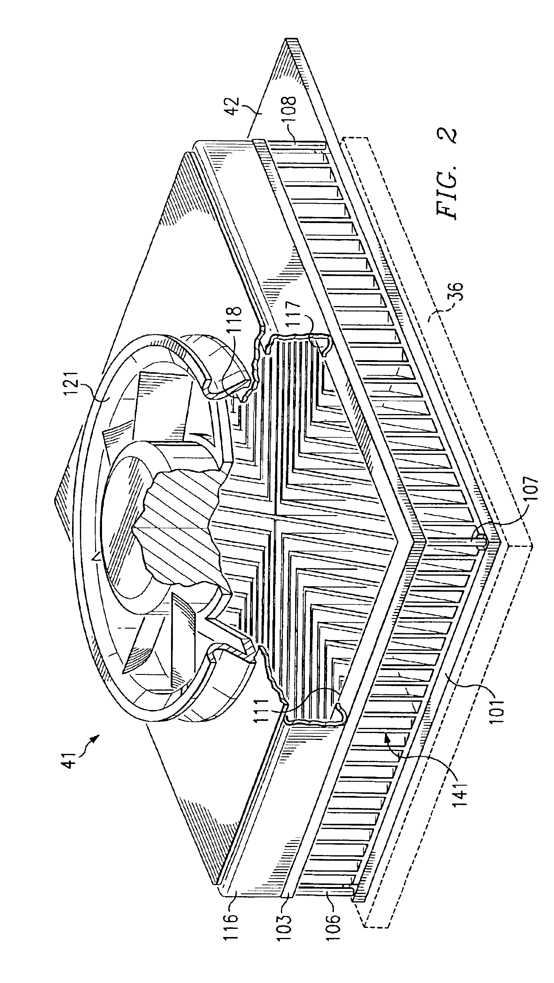 Method and apparatus for cooling a portable computer