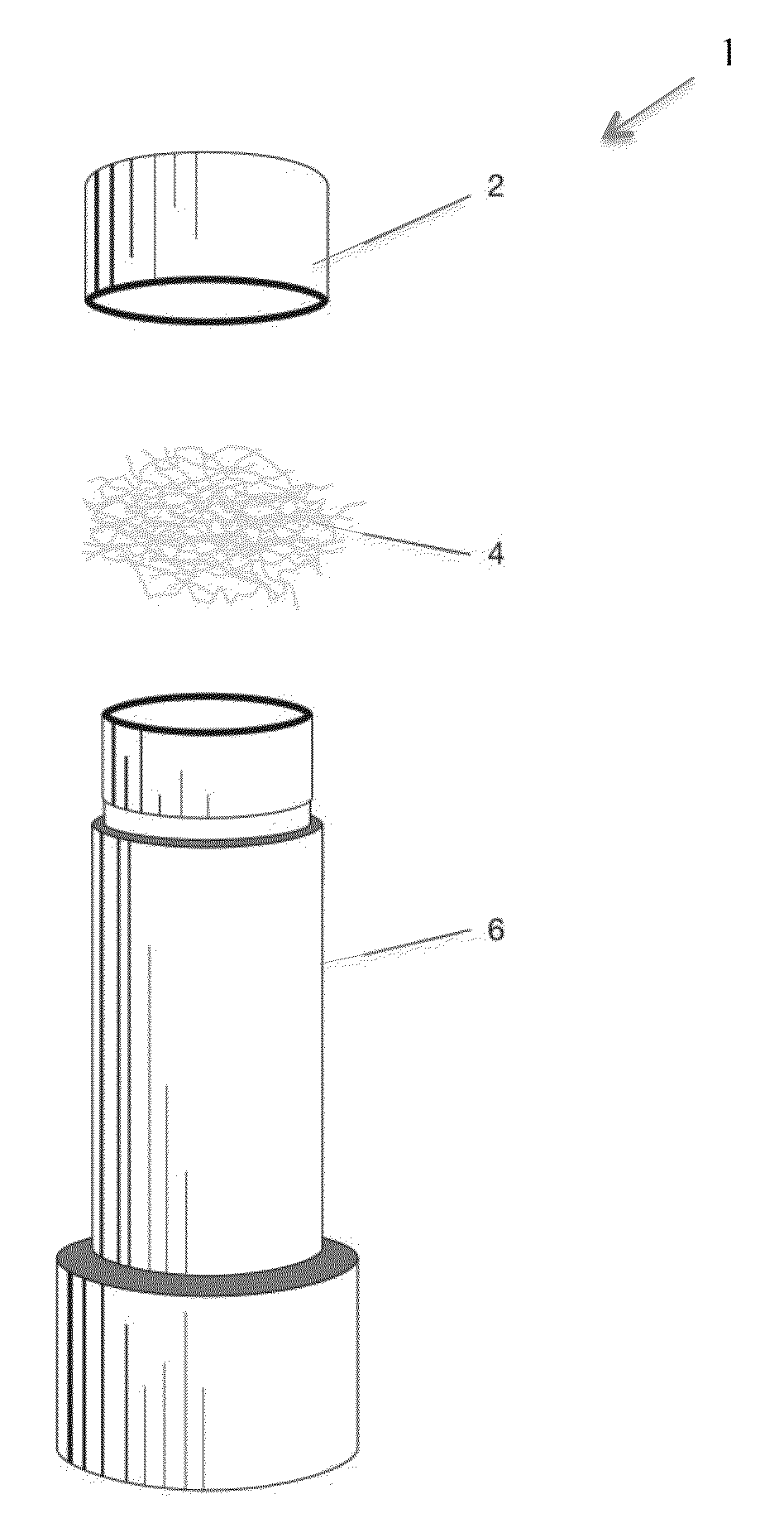 Composition, device, and method for biological air sampling