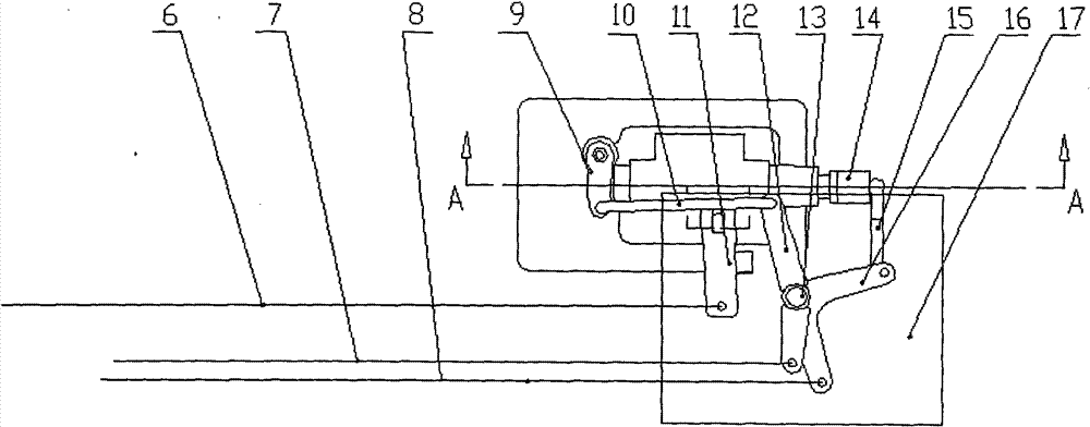 Shift control mechanism of steering-wheel tractor