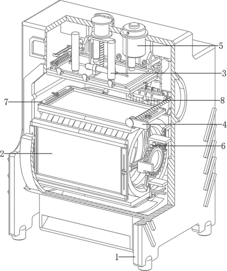 Press-fit device for building material plywood manufacturing