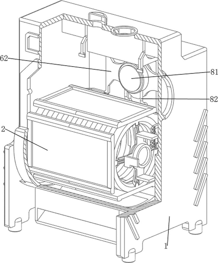 Press-fit device for building material plywood manufacturing