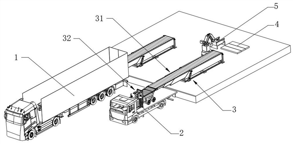 Transportation system for precast slab components