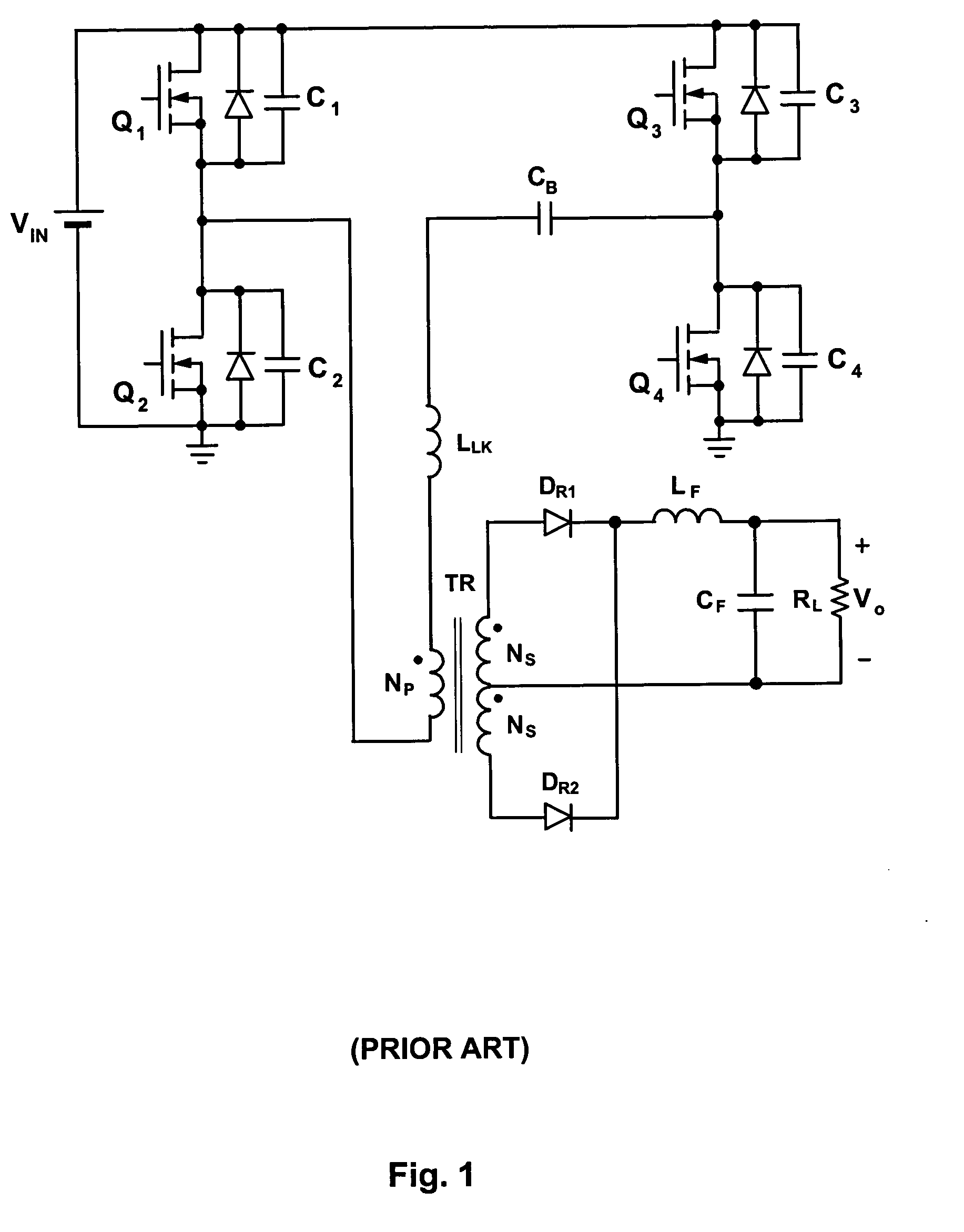 Full bridge power converters with zero-voltage switching