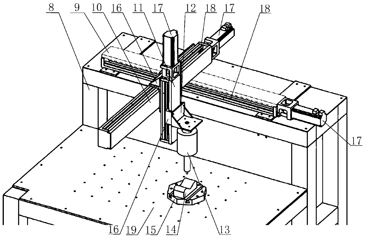 Curved surface contour constant force tracking method and application device based on nonlinear double closed-loop control