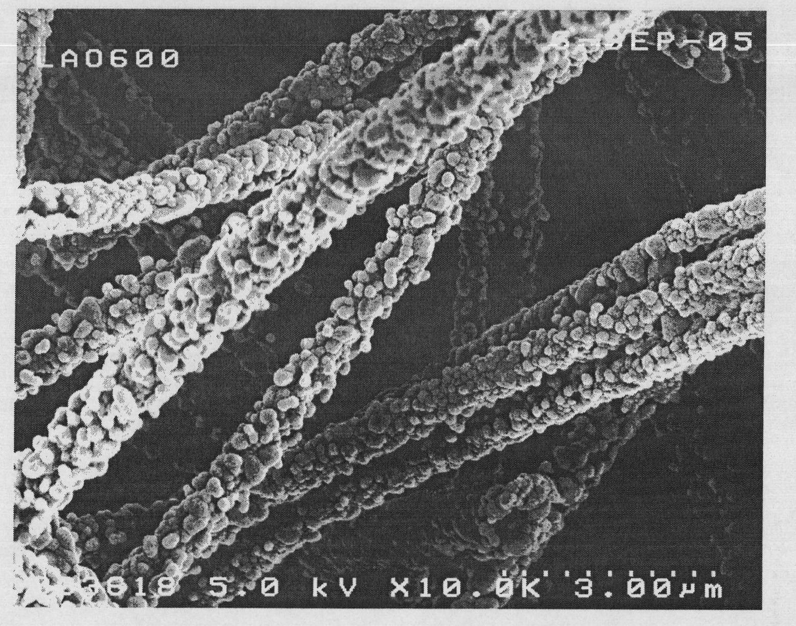 Method for preparing lanthanum hydroxide porous hollow nano-fiber and chain-like nano-fiber