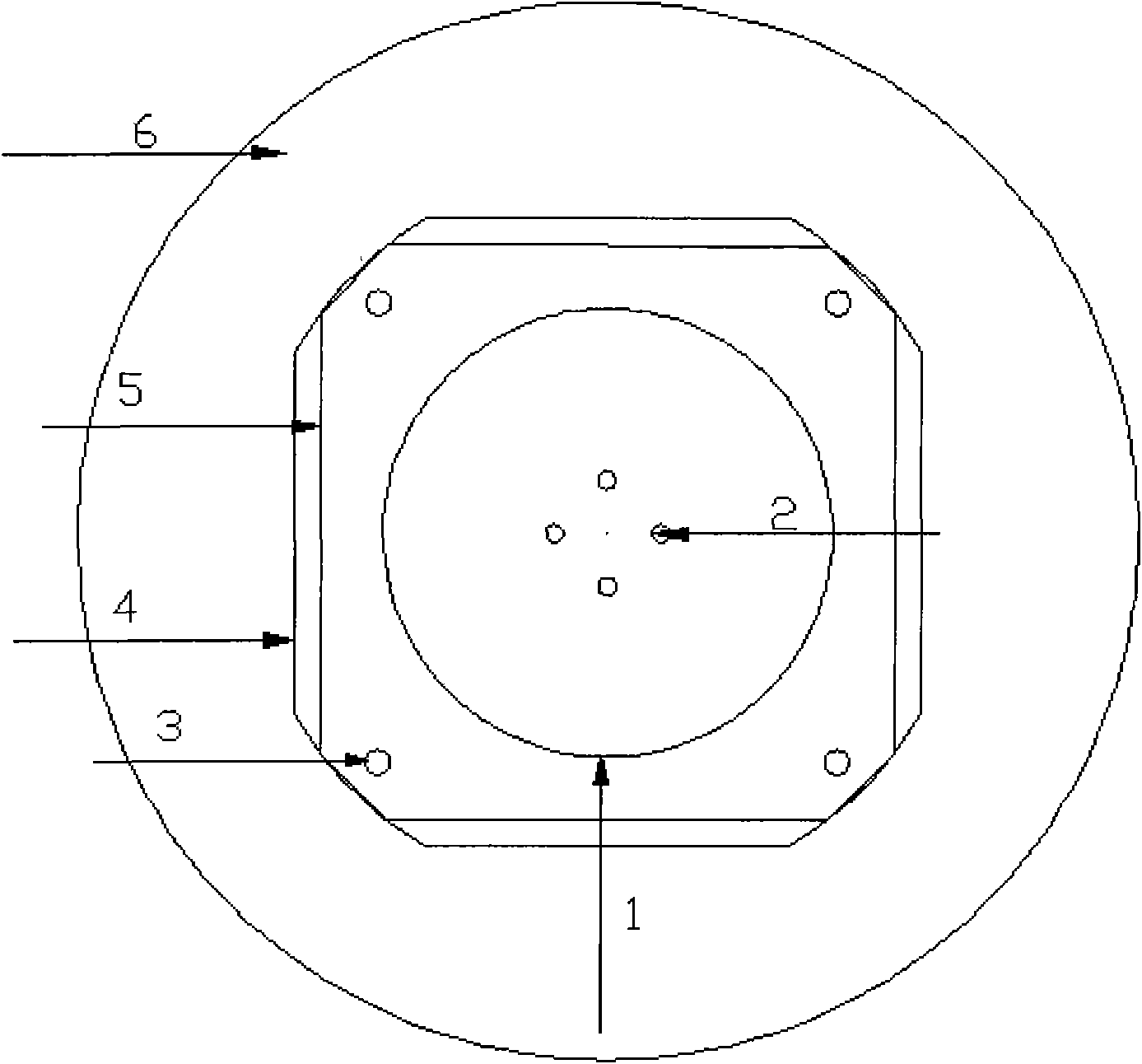 Multifrequency patch antenna device