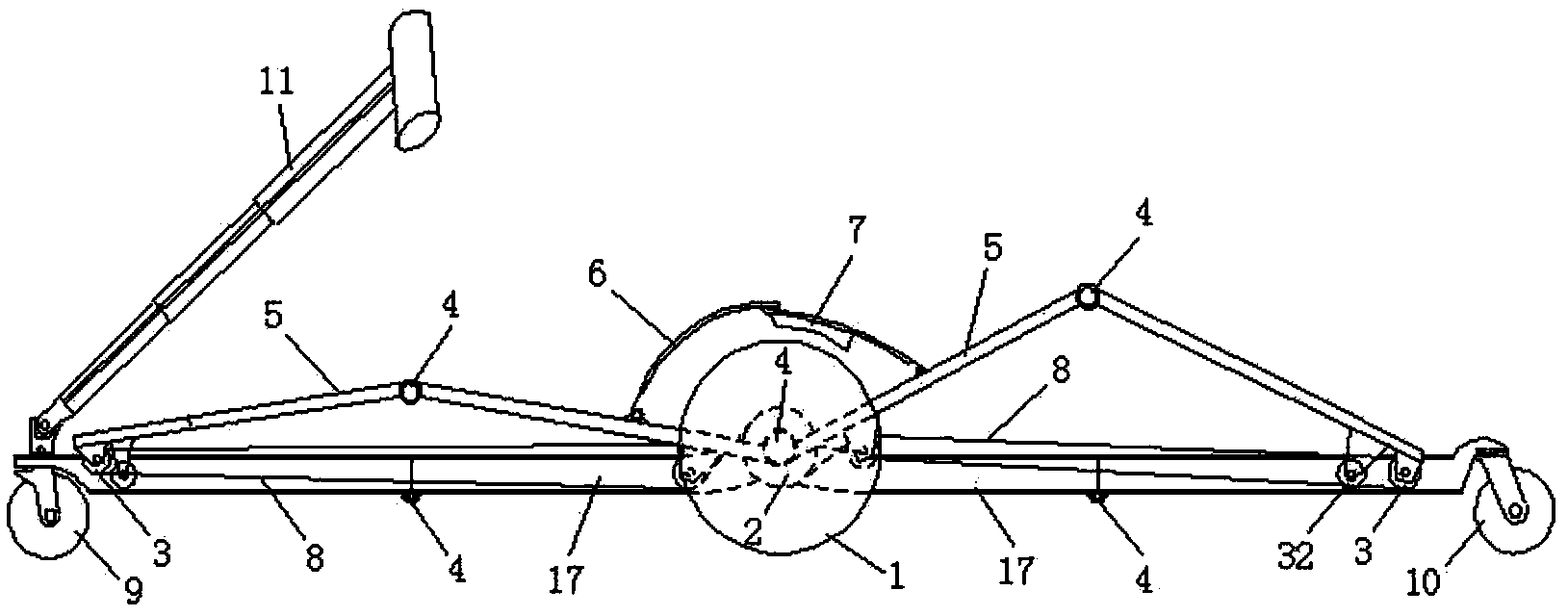 Portable stepping power bicycle