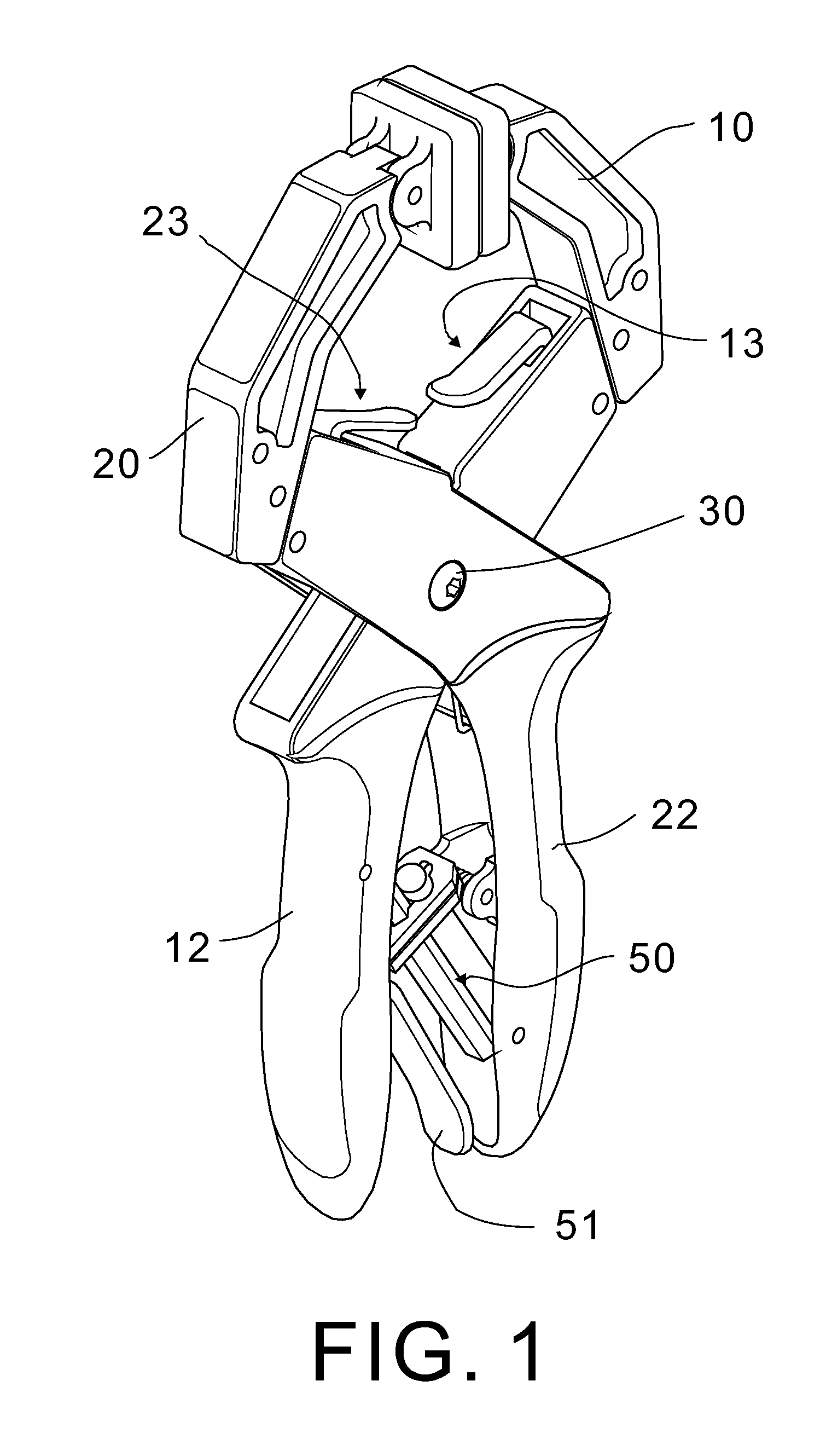 Locking pliers with one or two slide bars each secured to a stationary jaw carrier