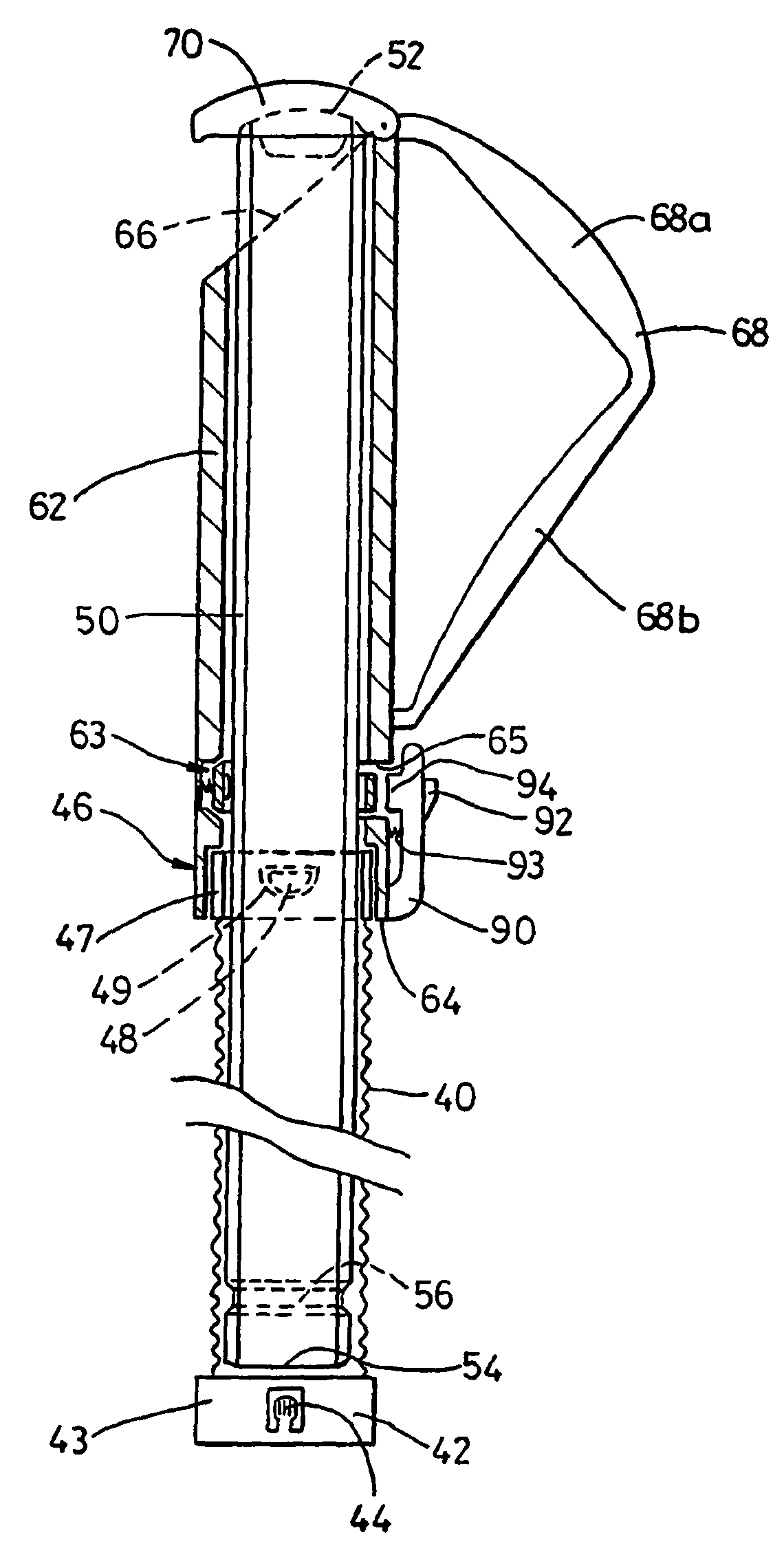 Handle assembly for a cleaning appliance