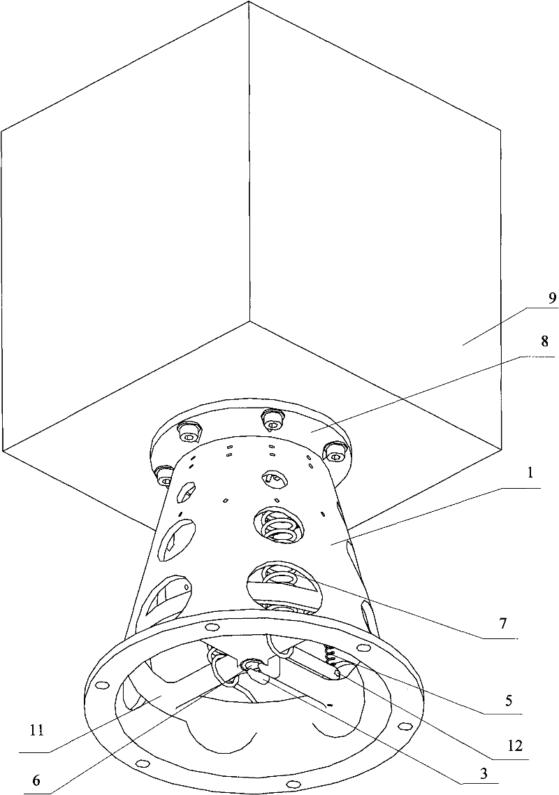 Separation mechanism of on-board equipment