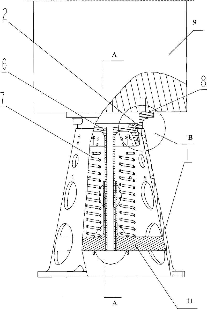 Separation mechanism of on-board equipment