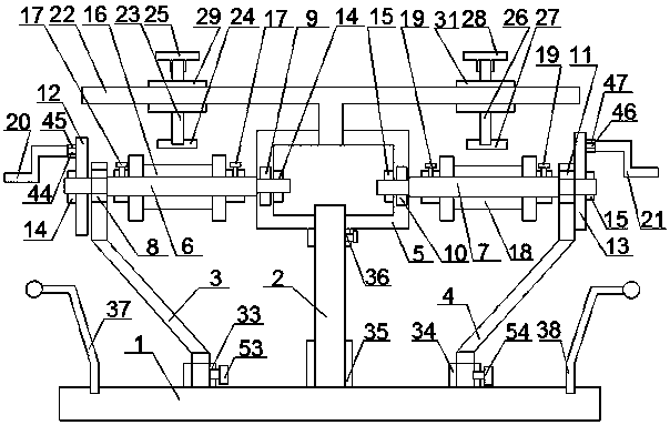 Pay-off device for power construction