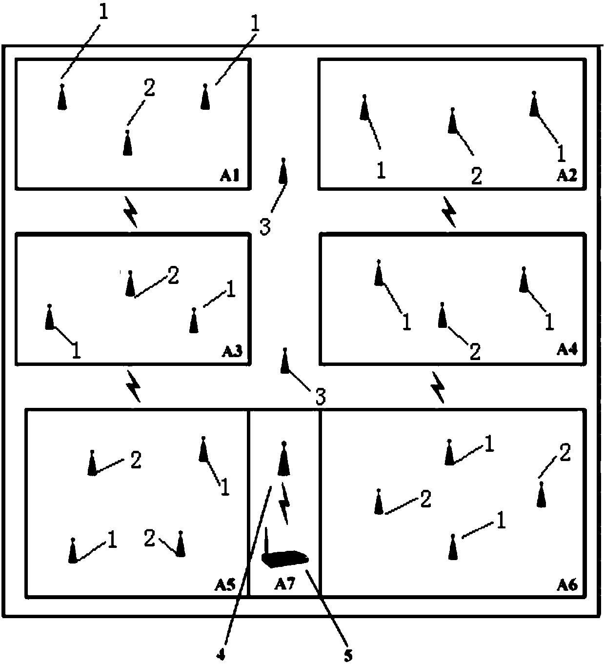 Wireless sensor network ad hoc network method for crop greenhouse cultivation