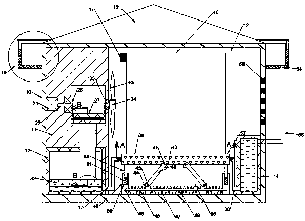 Open-air distribution box protection device