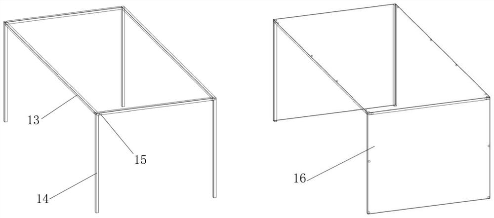 High-precision intelligent separation system and method for underground coal gangue grading