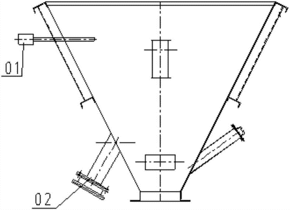 Safety signal valve automatically discharging dust for dust remover dust hopper in severe dust accumulating state