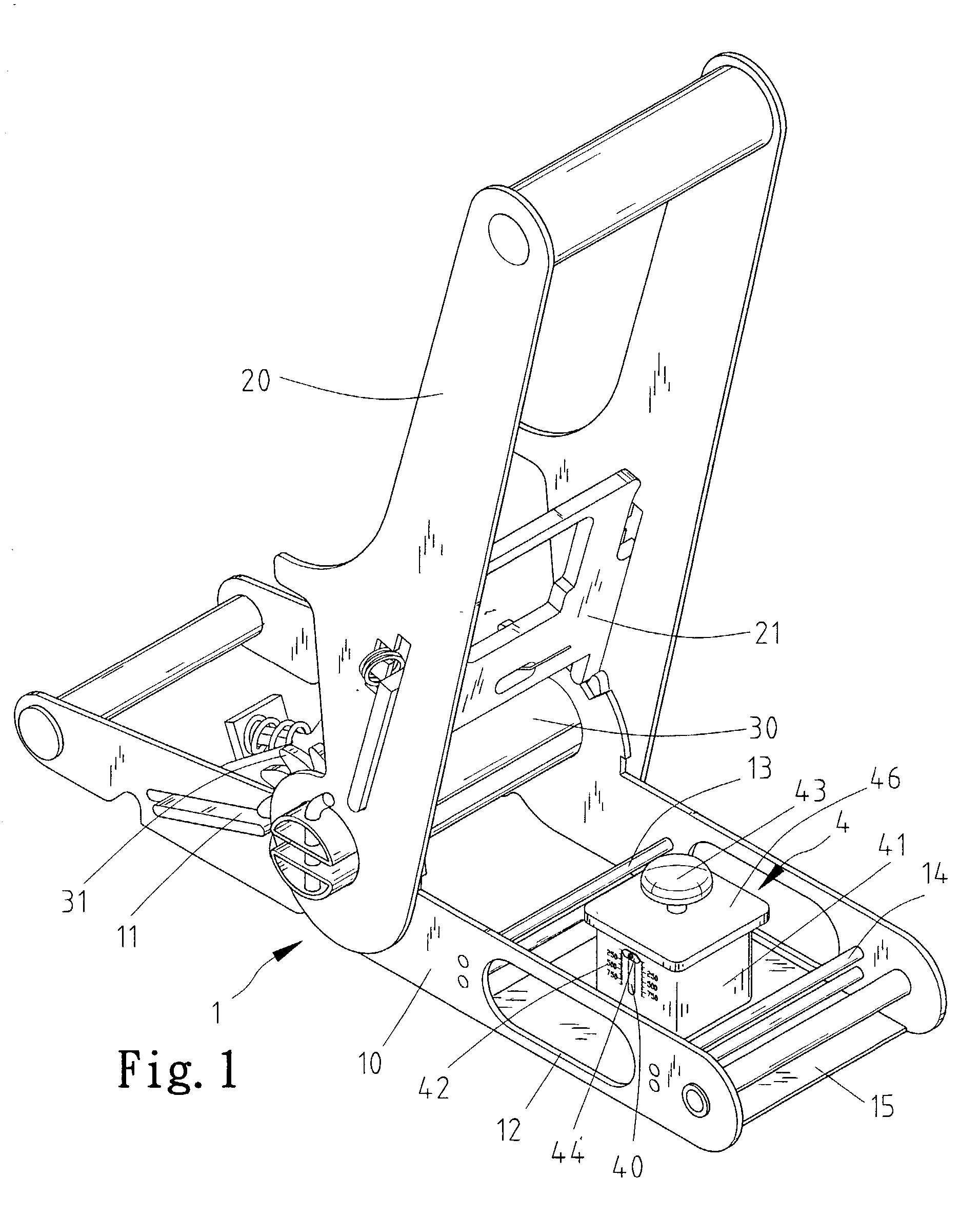 Force-indicating strap fastener