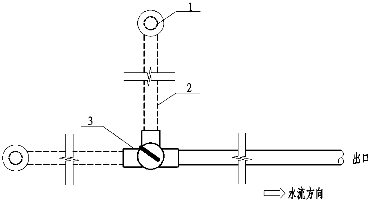 Underground pipe drainage equipment capable of treating water-logging and stain