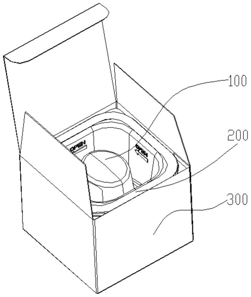 Packaging body for medical instrument