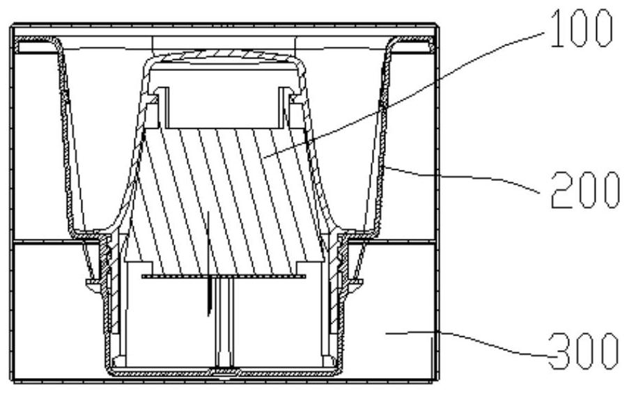 Packaging body for medical instrument