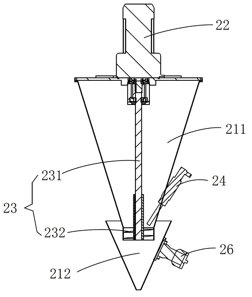 Automatic powder material feeding method and device