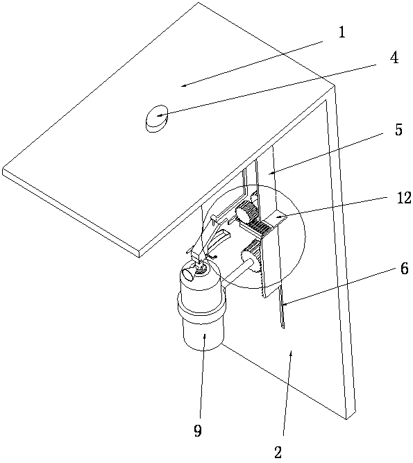 Automatic fire extinguishing device for box-type transformer substation