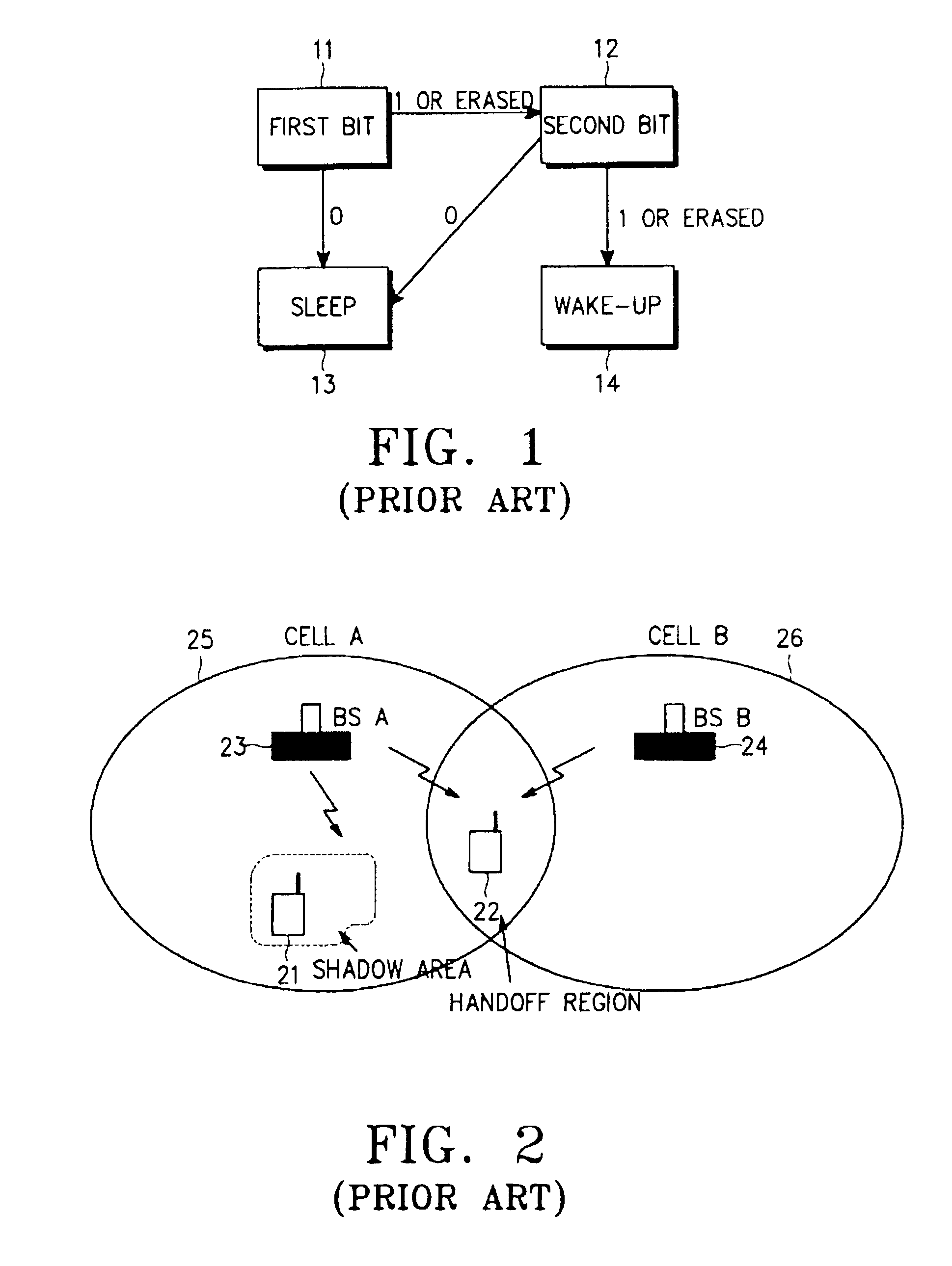 Quick paging method in a shadow area