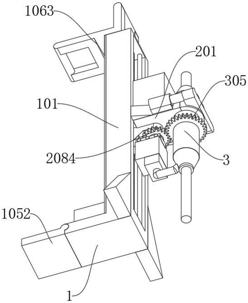 Embedded exposed steel bar rust removal equipment for constructional engineering