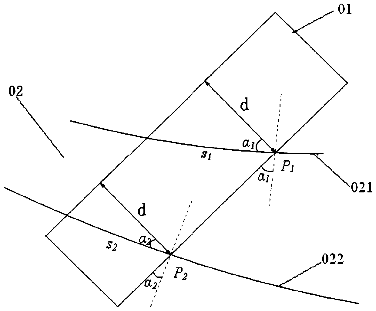 Continuous equal-thickness paving method for curved surface forming, formed part and application