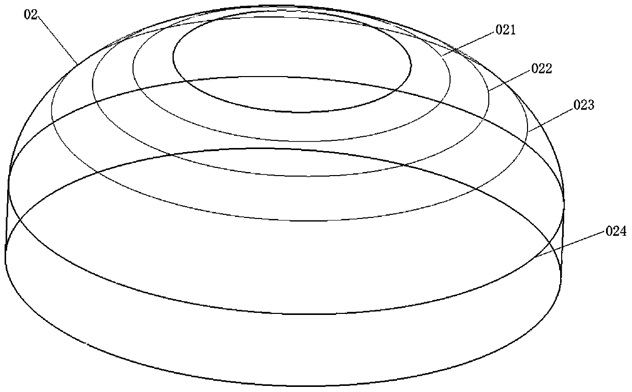 Continuous equal-thickness paving method for curved surface forming, formed part and application