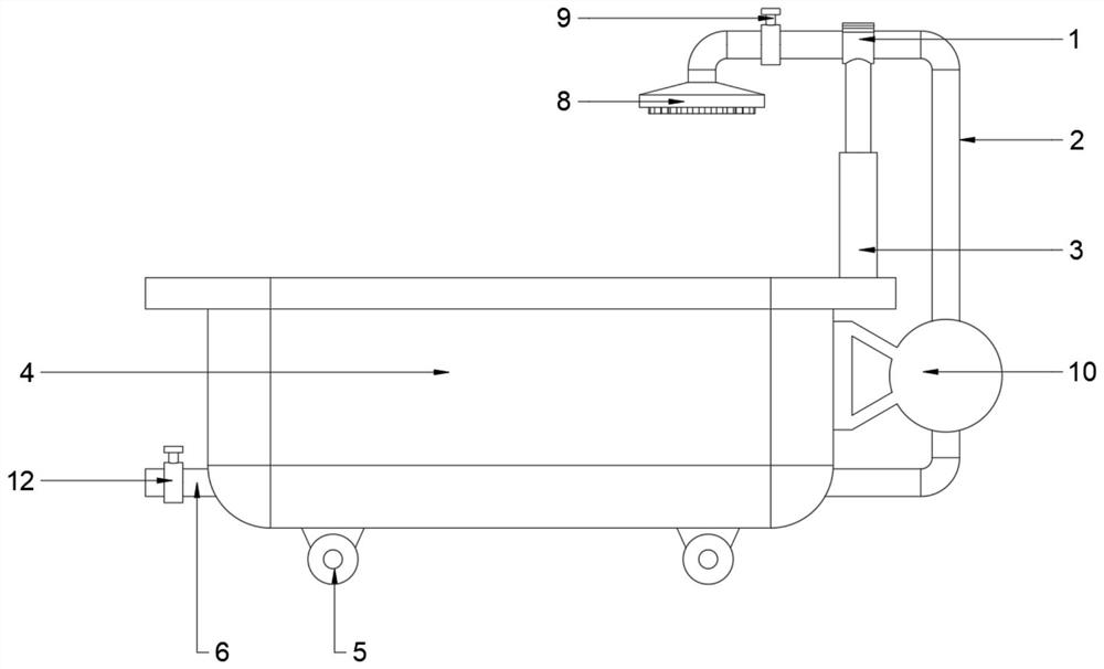 Multifunctional cleaning equipment for pediatric nursing