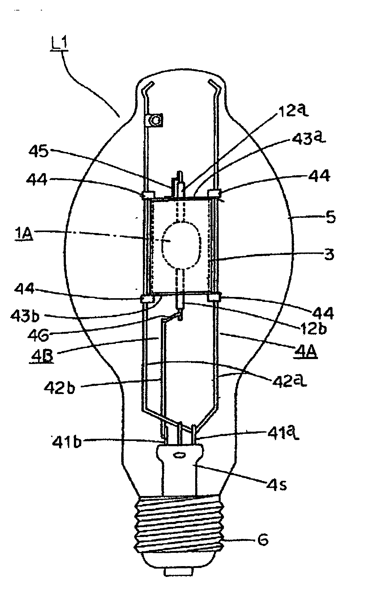 High-intensity discharge lamp and related lighting device